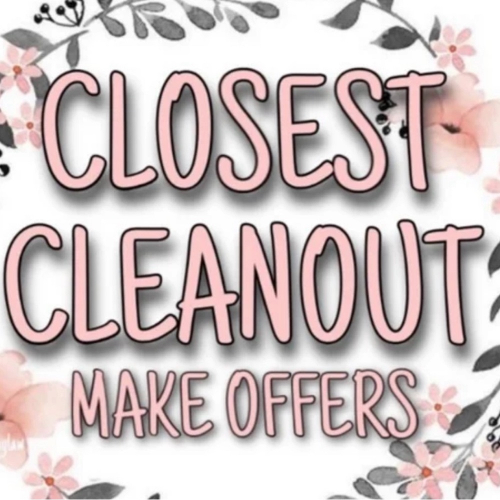 Closet Cleanout. Reasonable Offers Accepted